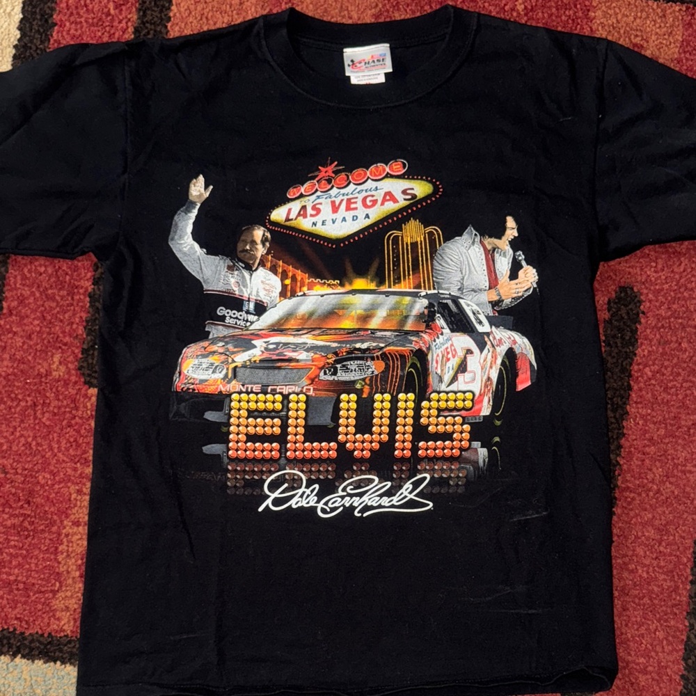 Elvis & Dale Earnhardt Las Vegas TShirt